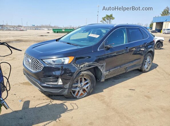 2FMPK4J99PBA06722 2023 FORD EDGE Черный Передняя левая четверть