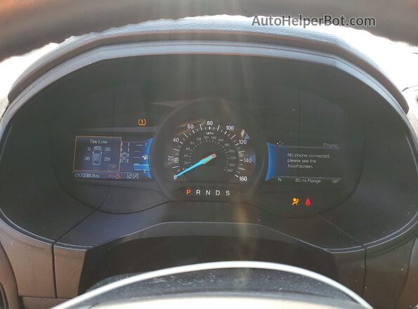 2FMPK4J99PBA06722 2023 FORD EDGE Черный Вид щитка приборов