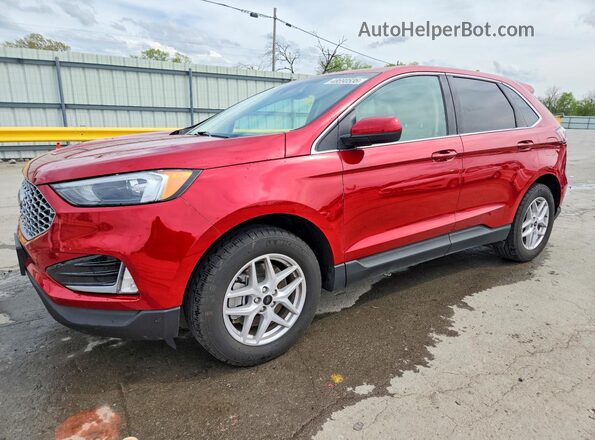 2FMPK4J99PBA48887 2023 FORD EDGE Red Առջևի ձախ երեք քառորդ տեսարան