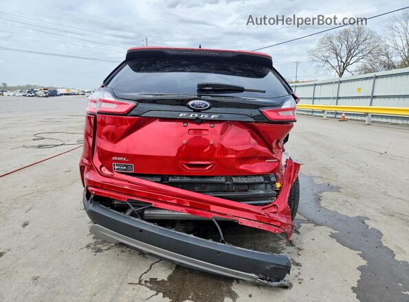 2FMPK4J99PBA48887 2023 FORD EDGE Red Հետևի տեսք