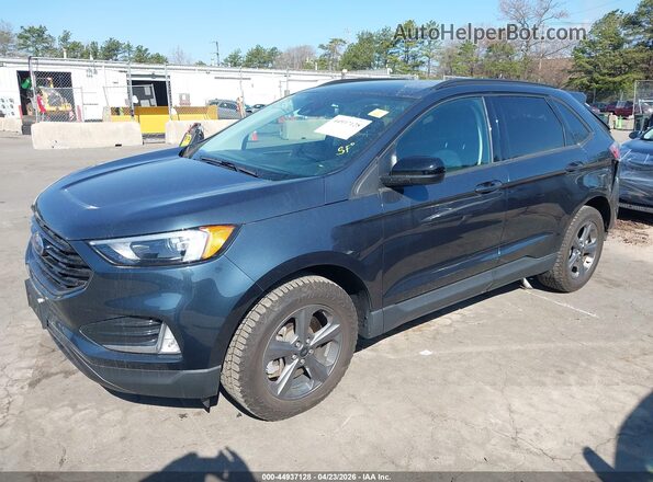2FMPK4J99RBA43255 2024 FORD EDGE Dark Blue Передняя левая четверть