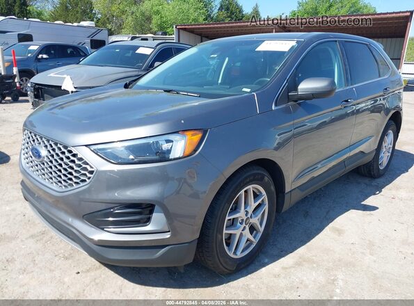 2FMPK4J99RBA47788 2024 FORD EDGE Gray Przód lewy