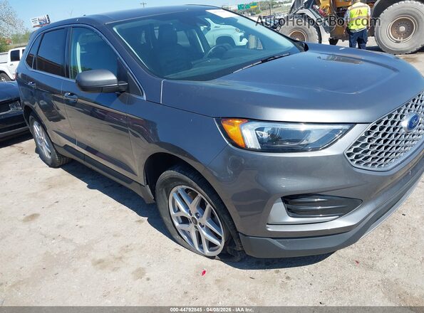 2FMPK4J99RBA47788 2024 FORD EDGE Gray Przód prawy