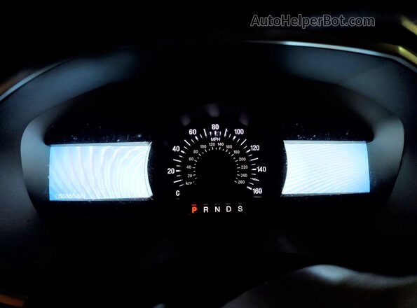 2FMPK4J9XLBA86851 2020 FORD EDGE Blue Widok zestawu wskaźników