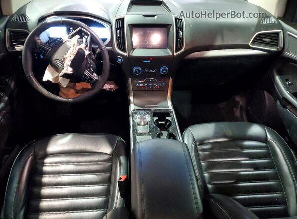 2FMPK4J9XLBA86851 2020 FORD EDGE Blue Widok deski rozdzielczej