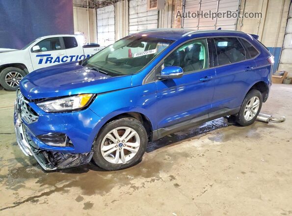 2FMPK4J9XLBA86851 2020 FORD EDGE Blue Przód lewy