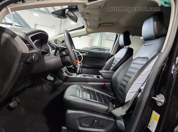 2FMPK4J9XMBA09608 2021 FORD EDGE Black Вид салону спереду