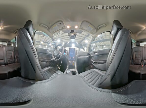 2FMPK4J9XMBA09608 2021 FORD EDGE Black Панорамний вид салону 360°