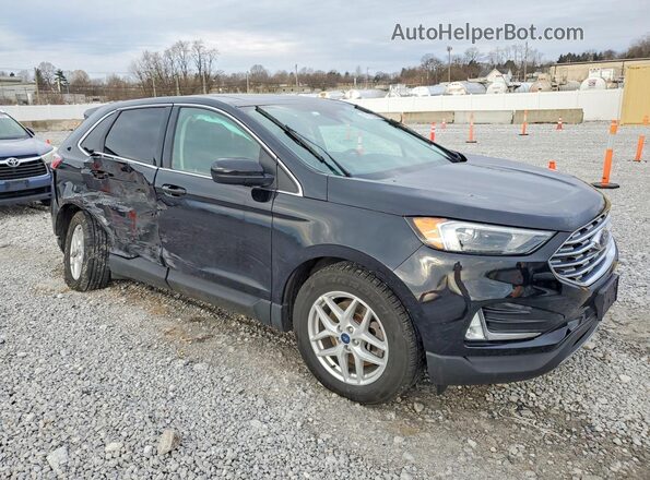 2FMPK4J9XNBA96542 2022 FORD EDGE Черный Передняя правая четверть