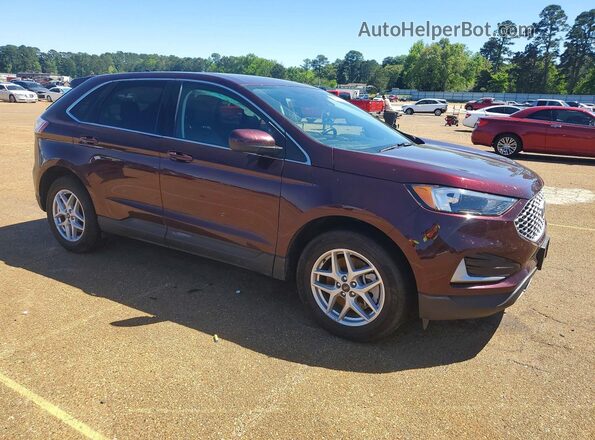 2FMPK4J9XRBA68360 2024 FORD EDGE Бордовый Передняя правая четверть