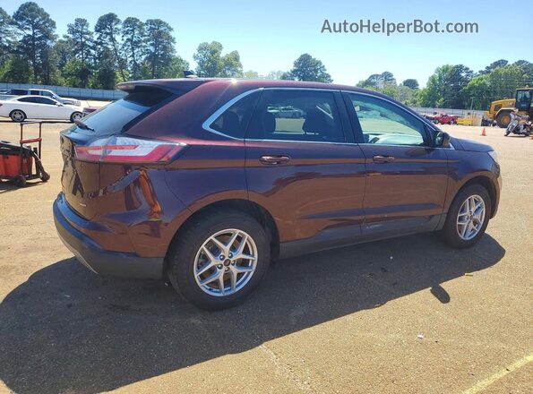 2FMPK4J9XRBA68360 2024 FORD EDGE Бордовый Задняя правая четверть