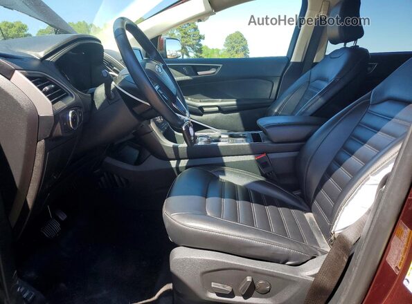 2FMPK4J9XRBA68360 2024 FORD EDGE Бордовый Вид салона спереди