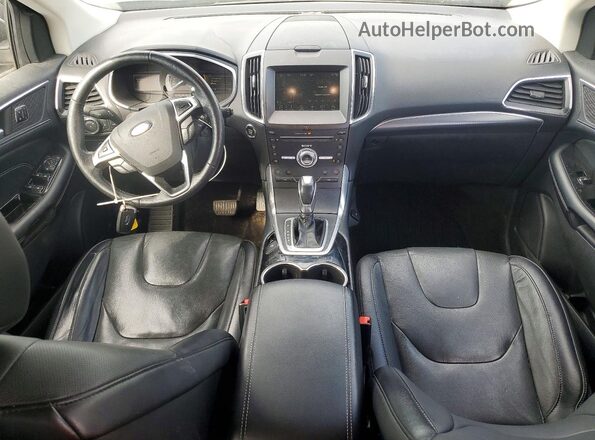 2FMPK4K80HBC60486 2017 FORD EDGE Gray Dashboard view