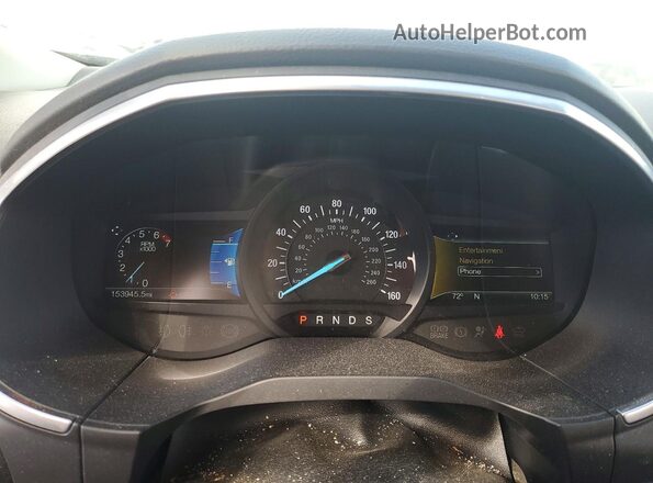 2FMPK4K80HBC60486 2017 FORD EDGE Gray Instrument cluster view