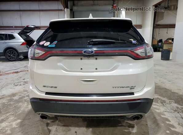 2FMPK4K83JBC57183 2018 FORD EDGE Белый Вид сзади