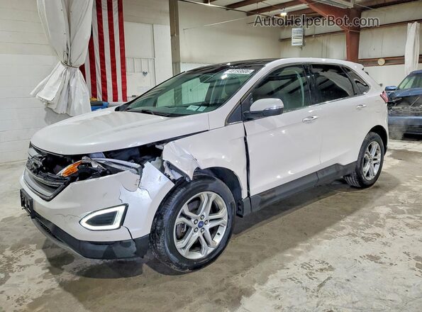 2FMPK4K83JBC57183 2018 FORD EDGE Белый Передняя левая четверть