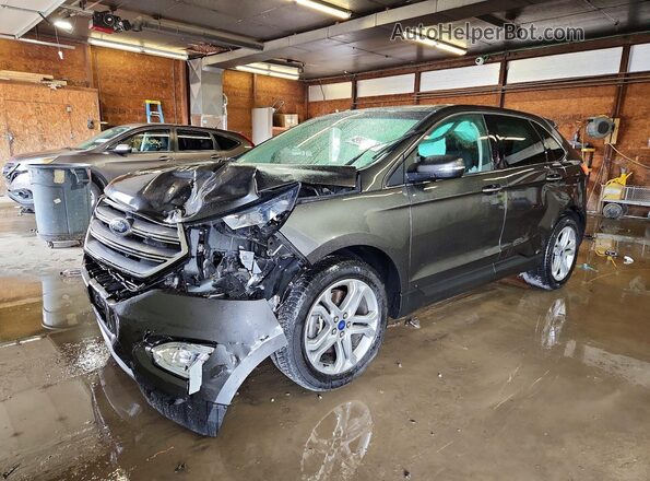 2FMPK4K87JBC13283 2018 FORD EDGE Угольный Передняя левая четверть