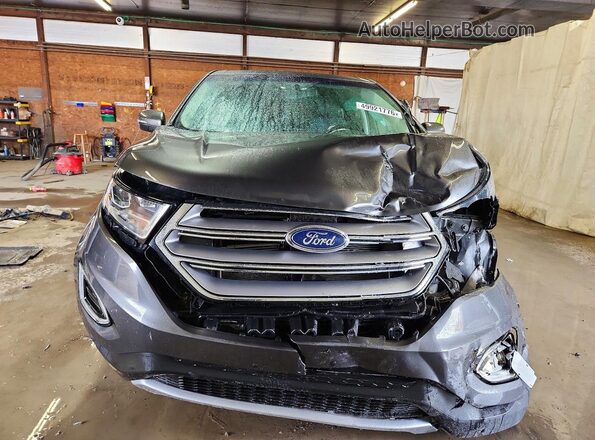 2FMPK4K87JBC13283 2018 FORD EDGE Угольный Вид спереди