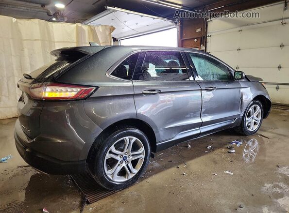 2FMPK4K87JBC13283 2018 FORD EDGE Угольный Задняя правая четверть