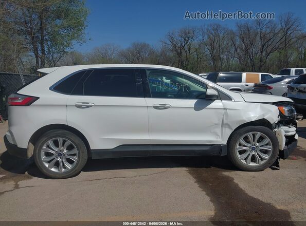 2FMPK4K90LBB31729 2020 FORD EDGE White Rear interior view