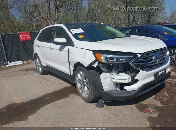 2FMPK4K90LBB31729 2020 FORD EDGE White Front right