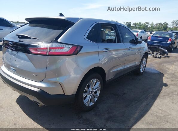 2FMPK4K92NBA35541 2022 FORD EDGE Silver Հետևի աջ
