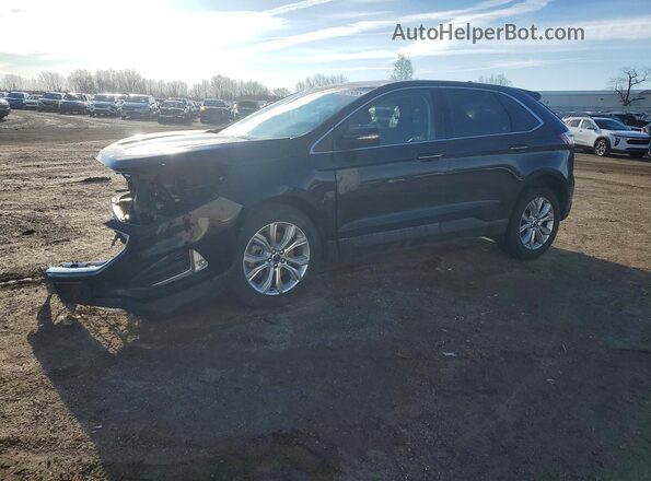 2FMPK4K92PBA29242 2023 FORD EDGE Black Առջևի ձախ երեք քառորդ տեսարան