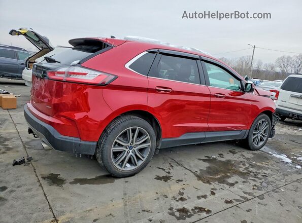 2FMPK4K93NBA26718 2022 FORD EDGE Red Задня права чверть