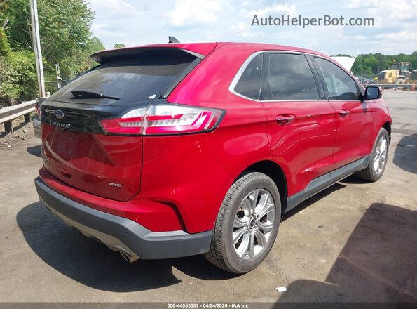 2FMPK4K94PBA12135 2023 FORD EDGE Красный Задняя правая четверть