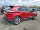2017 Ford Edge Titanium Красный vin: 2FMPK4K95HBB56536