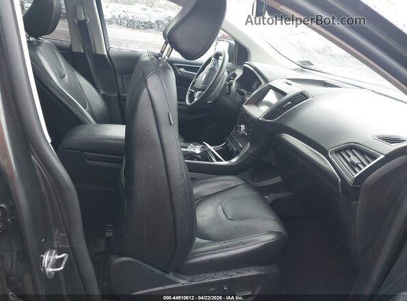 2FMPK4K95LBA45526 2020 FORD EDGE Gray Widok wnętrza z przodu