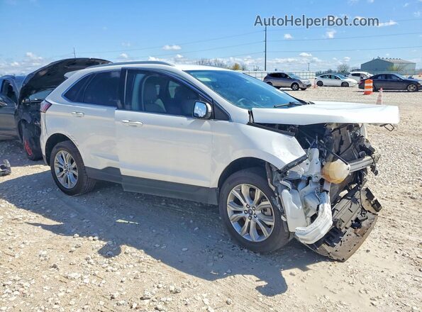 2FMPK4K95NBA13601 2022 FORD EDGE White Front right