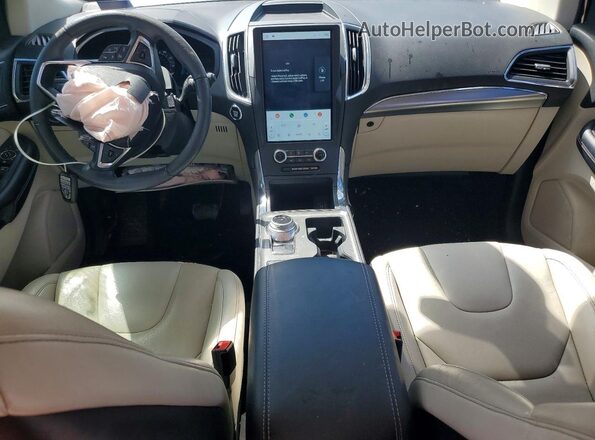 2FMPK4K95NBA13601 2022 FORD EDGE White Dashboard view