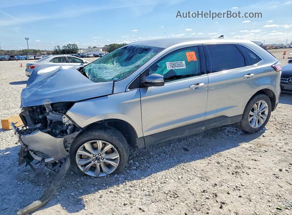 2FMPK4K95NBA91926 2022 FORD EDGE Silver Առջևի ձախ երեք քառորդ տեսարան
