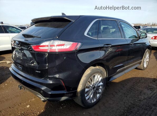2FMPK4K96NBA35865 2022 FORD EDGE Black Հետևի աջ