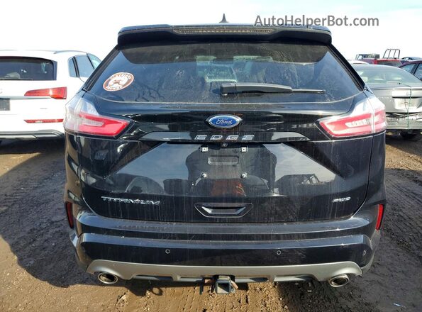 2FMPK4K96NBA35865 2022 FORD EDGE Black Հետևի տեսք