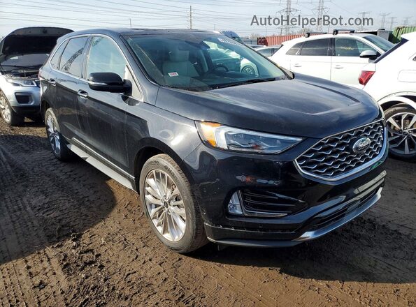 2FMPK4K96NBA35865 2022 FORD EDGE Black Առջևի աջ