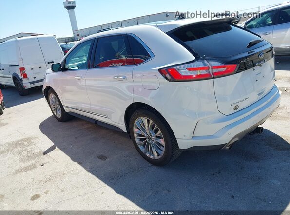 2FMPK4K97MBA19107 2021 FORD EDGE White Trasero izquierdo