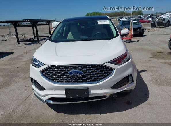 2FMPK4K97MBA19107 2021 FORD EDGE White Vista frontal