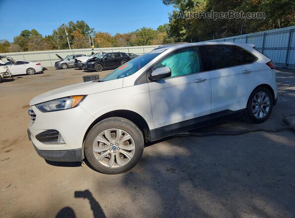 2FMPK4K97MBA27160 2021 FORD EDGE Белый Передняя левая четверть