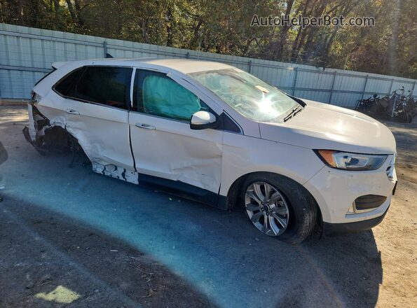 2FMPK4K97MBA27160 2021 FORD EDGE Белый Передняя правая четверть