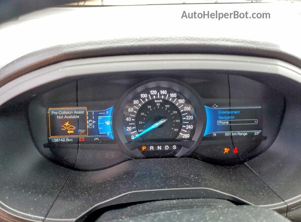 2FMPK4K97RBA58433 2024 FORD EDGE Gray Սարքավորումների վահանակի տեսք