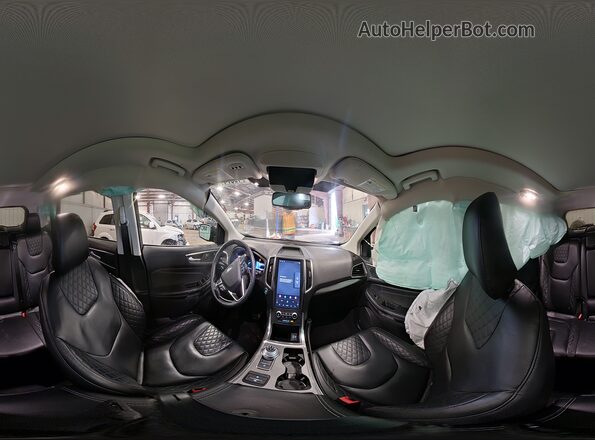 2FMPK4K97RBA83770 2024 FORD EDGE Black Vista interior de 360 grados