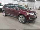 2017 Ford Edge Titanium Maroon vin: 2FMPK4K98HBB88977