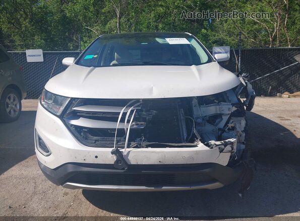 2FMPK4K98HBC21816 2017 FORD EDGE Белый Вид задней части салона