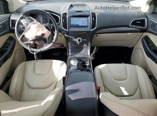 2FMPK4K98LBB39092 2020 FORD EDGE White Dashboard view