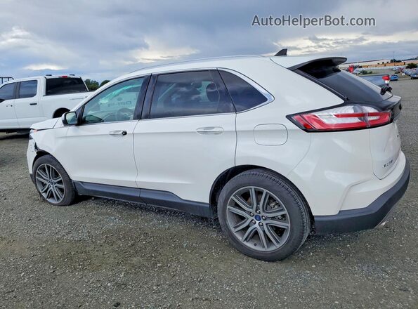2FMPK4K98LBB39092 2020 FORD EDGE White Rear left