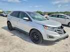 2017 Ford Edge Titanium Серебряный vin: 2FMPK4K99HBC13241