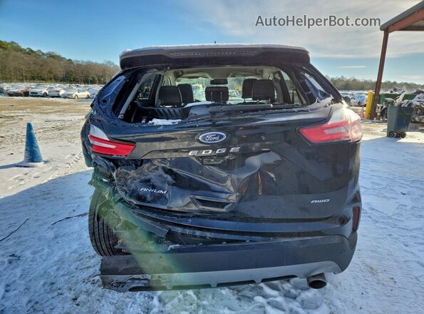 2FMPK4K9XNBA37117 2022 FORD EDGE Black Вид ззаду
