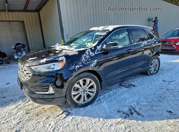 2FMPK4K9XNBA37117 2022 FORD EDGE Black Передня ліва чверть